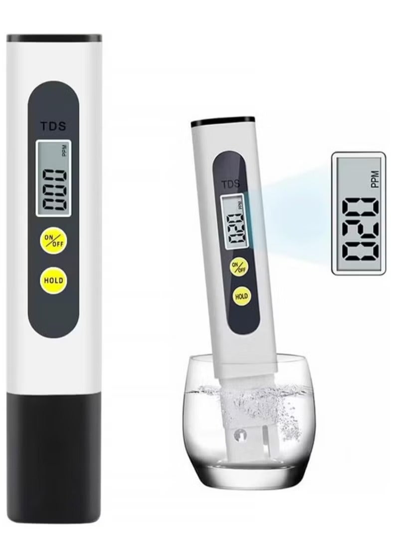 Red Leaf TDS meter, TDS Tester, LCD Pen Quality with 0-9990 PPM Measurement Range Portable, for The aquaculture Industry Drinking water and wells Swimming Pools Household tap Water Quality Testing - Image 1