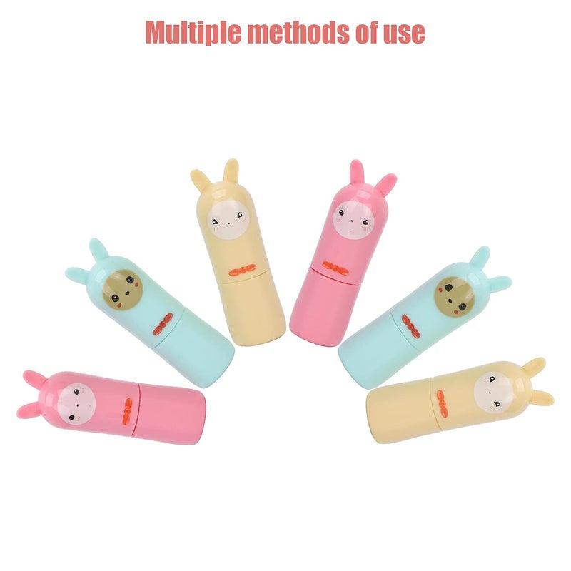 Cartoon Animal Shape Lip Balm Tube Kit, DIY Lipstick Containers, 6 Pcs Empty Lipstick Tubes for Creating Unique Lipsticks, Portable Size for Daily Use or Travel - Image 4