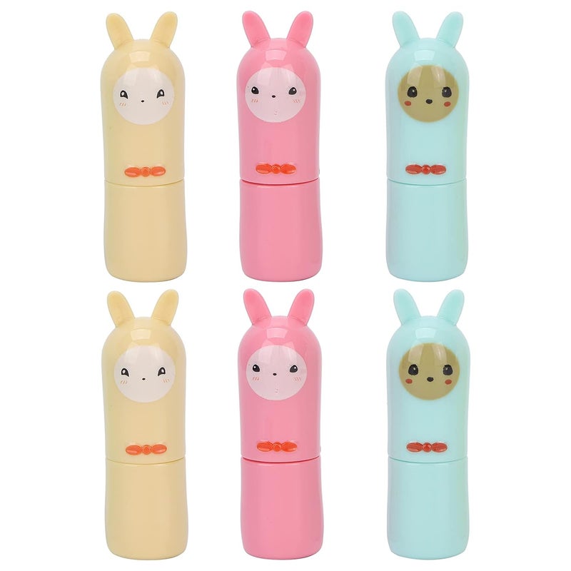 Cartoon Animal Shape Lip Balm Tube Kit, DIY Lipstick Containers, 6 Pcs Empty Lipstick Tubes for Creating Unique Lipsticks, Portable Size for Daily Use or Travel - Image 1