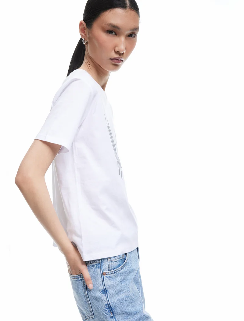 كوتون Printed Women's T-Shirt