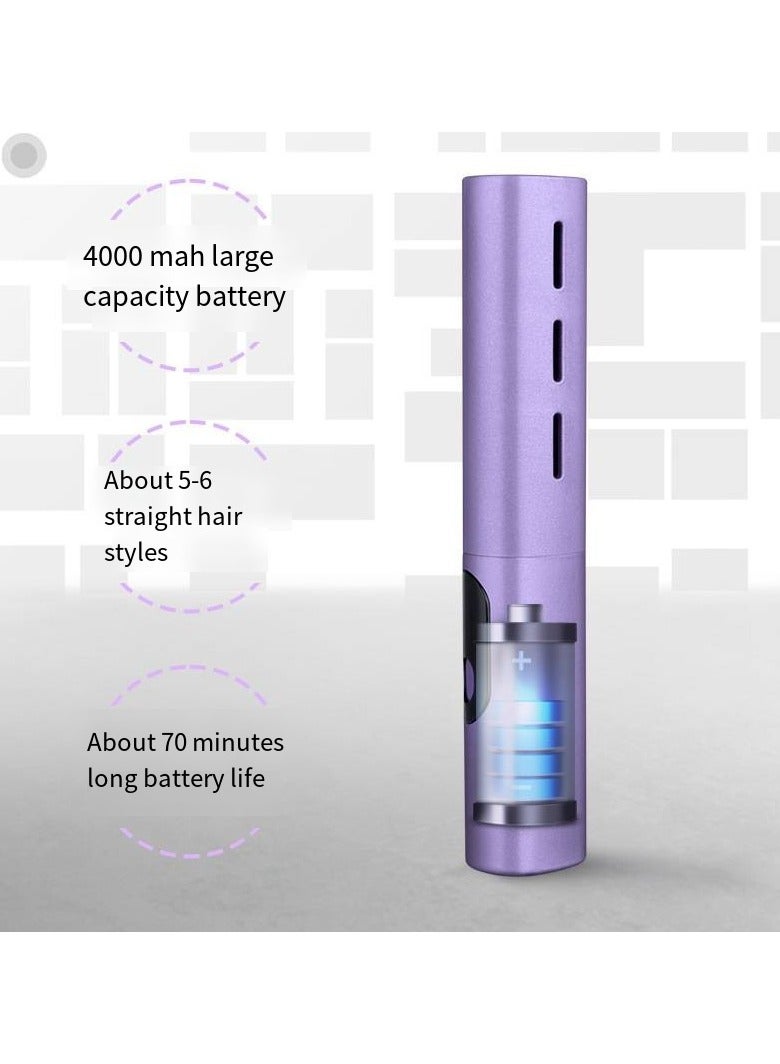 general Mini Ionic Straightening Comb – Travel-Friendly Straightener & Curler for Men/Women, Dual-Use Hair Styling Tool - Image 3