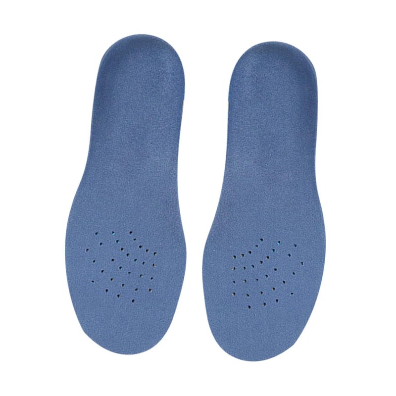 Arch Support Insoles For Flat Feet Correction Breathable Anti Odor Foot Cushions Camouflage Blue Velour Size 29 31 For Boys - Image 2