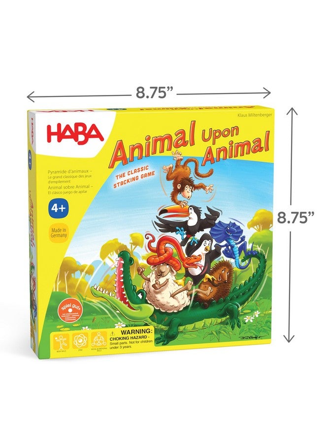 HABA Animal Upon Animal - Classic Wooden Stacking Game Fun for The Whole Family (Made in Germany) - Image 2