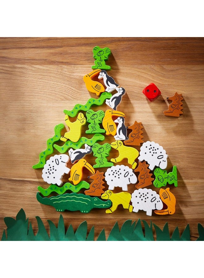 HABA Animal Upon Animal - Classic Wooden Stacking Game Fun for The Whole Family (Made in Germany) - Image 3