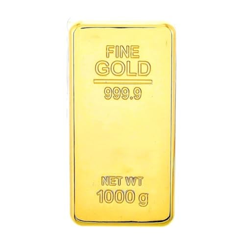 Saugat Traders Metal Gold Bar Paper Weight for Office Table Stylish Paperweight Small Office Gift for Men & Women Male Female Coworker Birthday, Diwali, New Year Client Boss Colleague - Image 2
