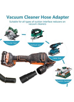 Peachjoy 4 Pcs Vacuum Cleaner Hose Adapter, Sander Dust Extraction Hose Adaptor for Random Orbital Sander, Jigsaw, Circular Saw Reducer (25mm/30mm/34mm/42mm)  - Image 4