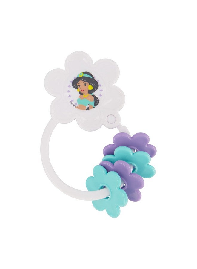Disney 2 Pack Disney Princess Character Shape Rattle and Keyring Teether, Premium Toddler Birthday Toys, Infant Teething Toys, Great for Newborn Shower Gifts - Image 3