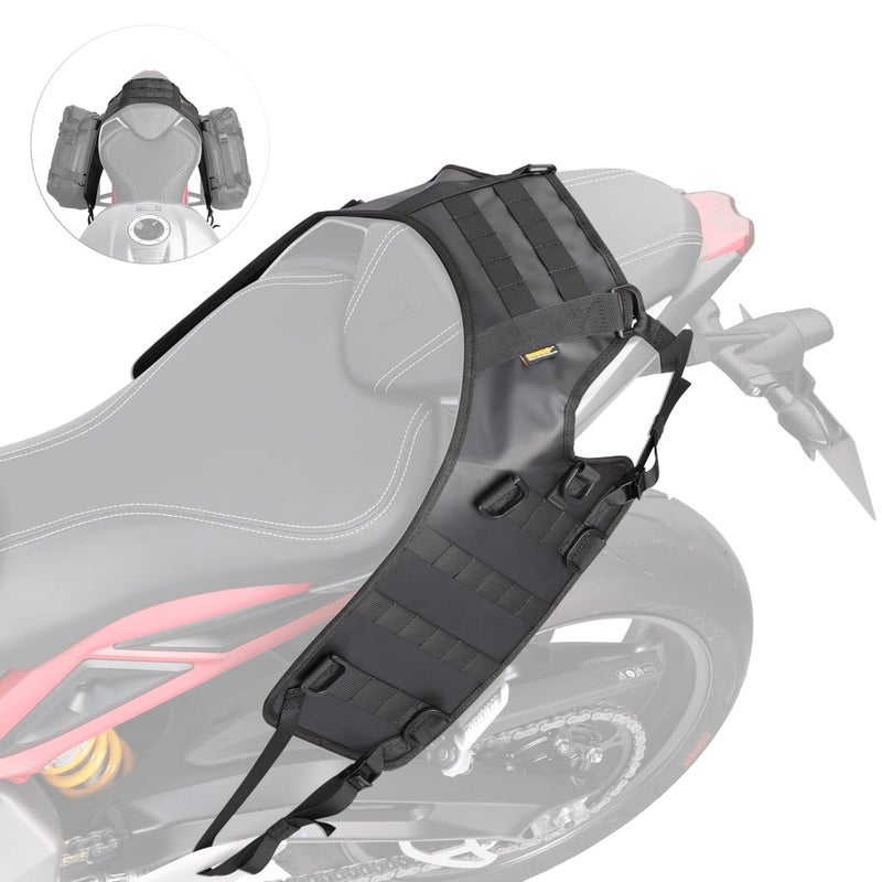 Rhinowalk Mount Base Motorcycle Tail Bag Saddle BagTail BagSeat Bag Universal Saddle Bag Mount Base