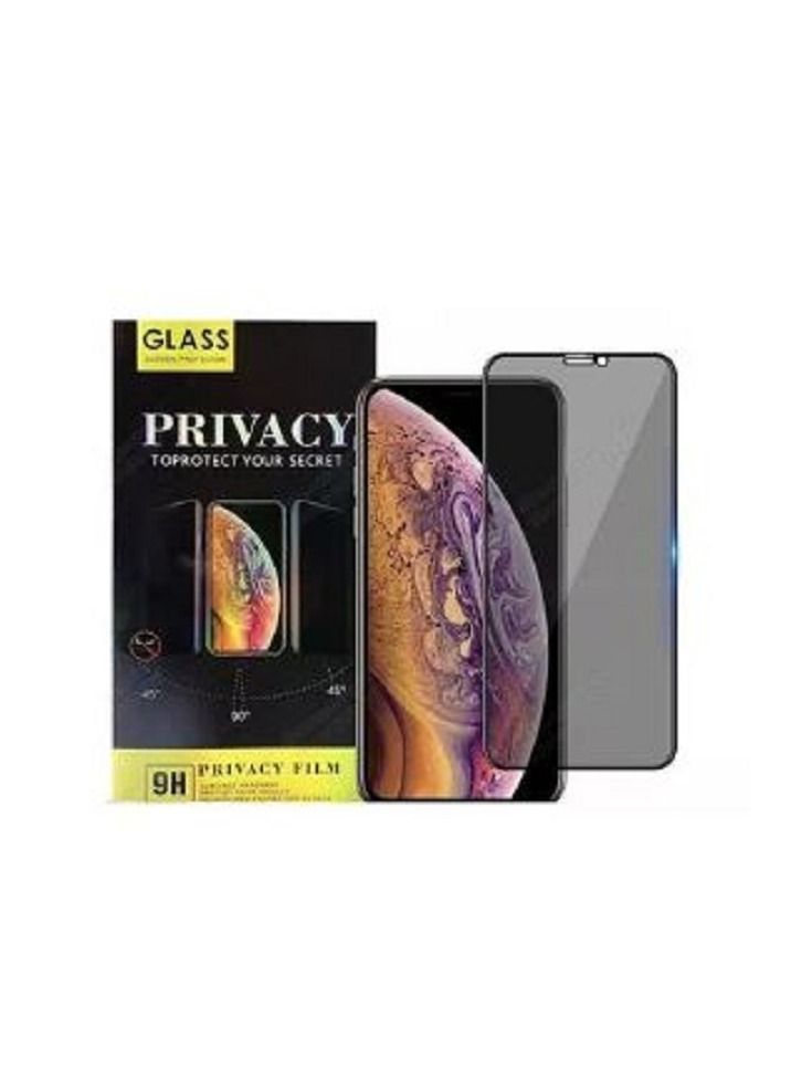 Glass Privacy Glass Screen Protector 9H For iPhone 11 Black