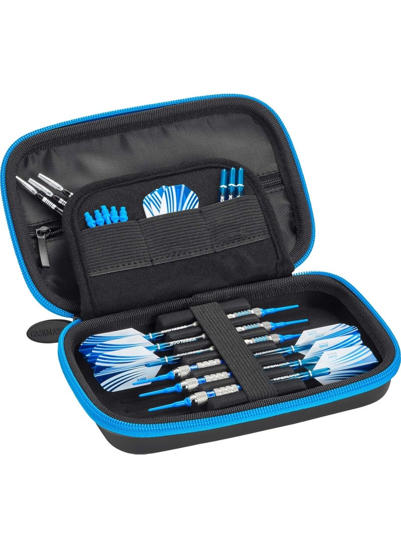 Casemaster Sentinel EVA Foam Shell Dart Case, Holds 6 Darts and Extra Accessories, Tips, Shafts and Flights, Compatible with Steel Tip and Soft Tip Darts - Image 1