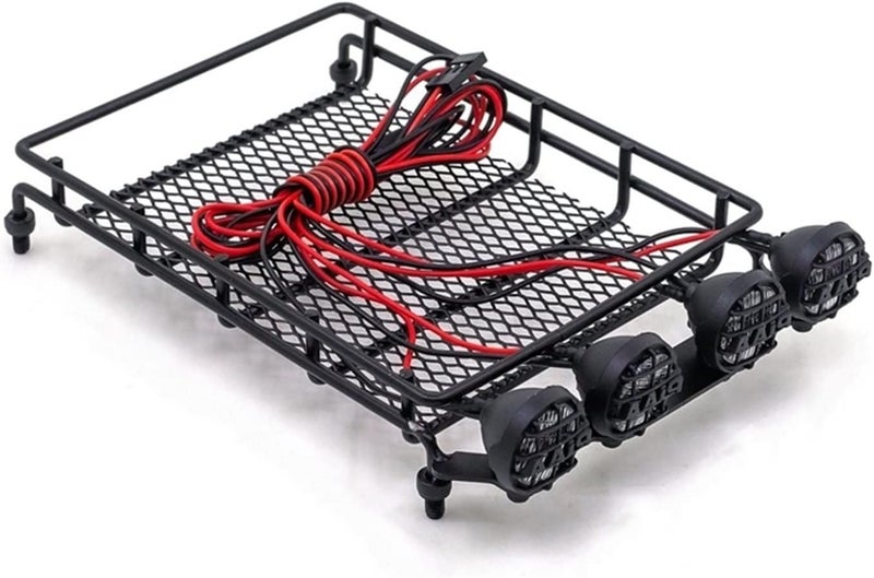 Yurefax Metal Luggage Carrier Tray Roof Rack for RC Cars - Image 1