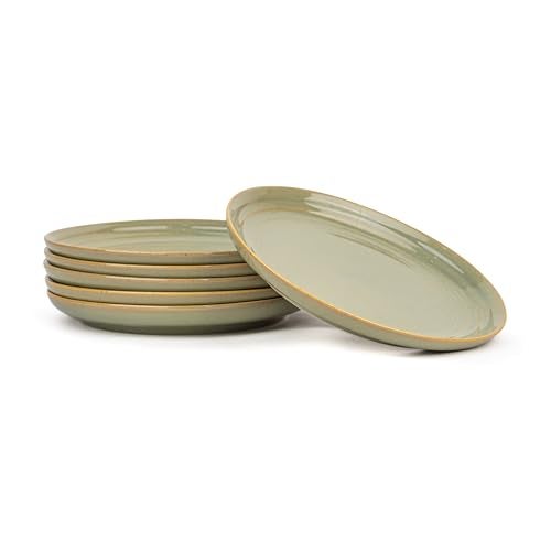 Shay Quarter Plates Set of 6, Pista | Glossy Finish | Ceramic Snack Plates | Snacks Plates Set of 6 | Dessert Plates | Snack Plate | Small Plates (Quarter Plate, Pista) - Image 4