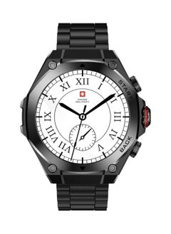 SWISS MILITARY Swiss Military DOM6 Smartwatch 1.43" AMOLED, Bluetooth Calling, Multi Language, Health & Sports Tracking, Wireless Charging, 7 Days Battery, IP67, iOS/Android Compatible, Gun Metal Frame & Strap  - Image 1