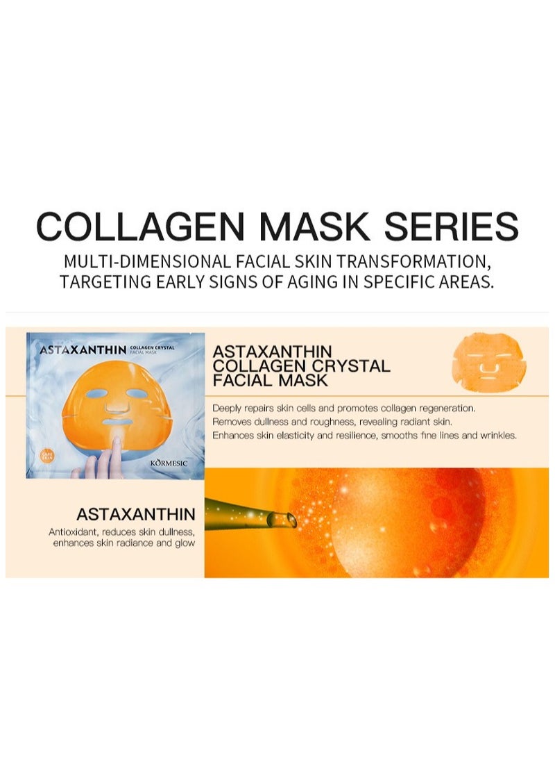 Kormesic Astaxanthin Collagen Crystal Mask - Sheet Mask 60g - Anti-Aging & Hydrating  - Image 2