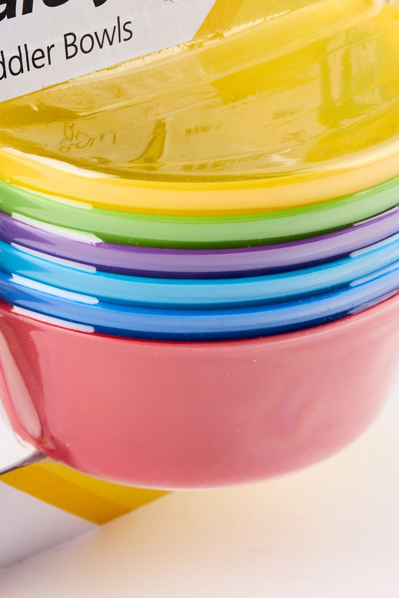 Safety 1st Toddlers 6 Pcs Melamine Bowls 300ml, Multicolor - Image 3