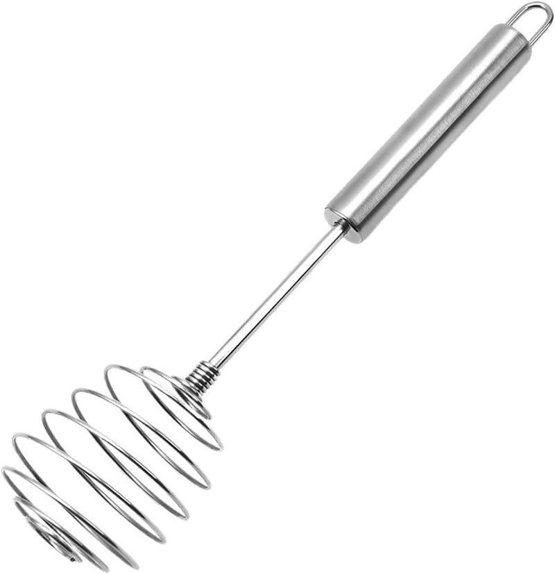 HomeAra 1 Pcs Stainless Steel Spring Balloon Whisk - Kitchen Egg Beater and Milk Whipper for Blending, Whisking, Beating, or Stirring - Single Piece for Versatile Kitchen Mixing - Image 1