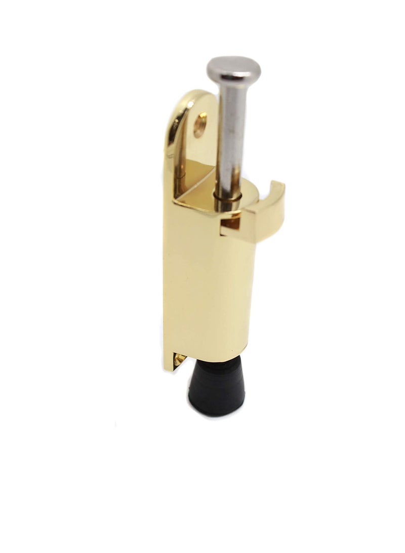 ROBUSTLINE Foot Door Stopper heavy- Gold - Image 1