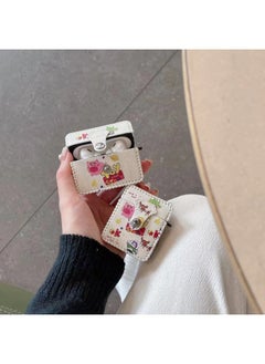 Suitable For AirPods 4 Headphone Case Cartoon All-inclusive Leather Case For Apple1/2 Generation Pro2 Bluetooth Protective Case One-piece Case-Color:One-piece Leather Case-pink Piger Player-Model:Airpods Pro2 (protective Sleeve)