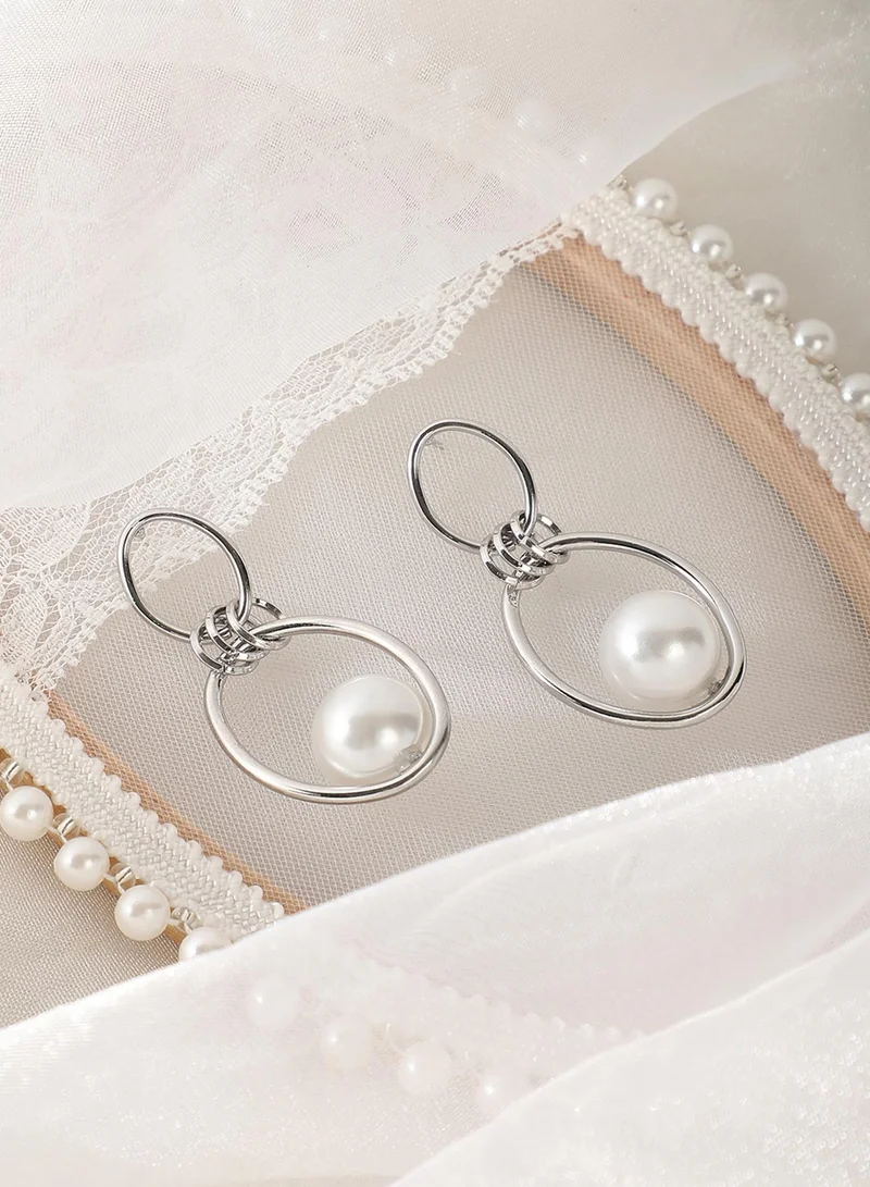 SOHI Hanging Pearl Artificial Drop Earring Jewellery