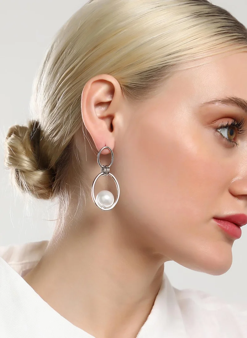 SOHI Hanging Pearl Artificial Drop Earring Jewellery
