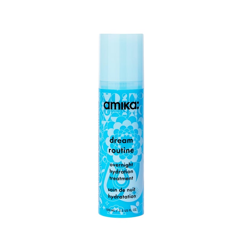 amika dream routine overnight hydrating hair mask | no rinse leave-in treatment for dry hair, ultra-hydrating, with hyaluronic acid for long-lasting moisture - Image 1
