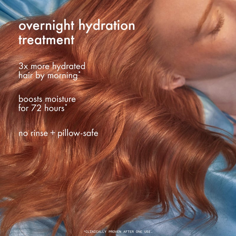 amika dream routine overnight hydrating hair mask | no rinse leave-in treatment for dry hair, ultra-hydrating, with hyaluronic acid for long-lasting moisture - Image 2