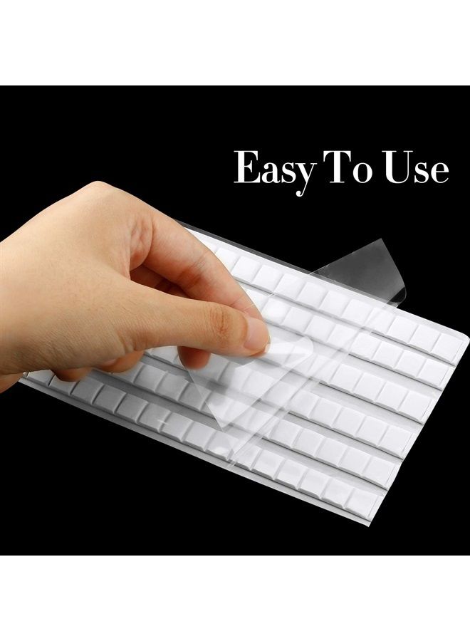 Blulu 2 Set Acrylic Nail Practice Stands Magnetic Nail Tips Holders Training Fingernail Display Stands DIY Nail Crystal Holders and 96 Pieces White Reusable Adhesive Putty (Gold and Silver) - Image 3