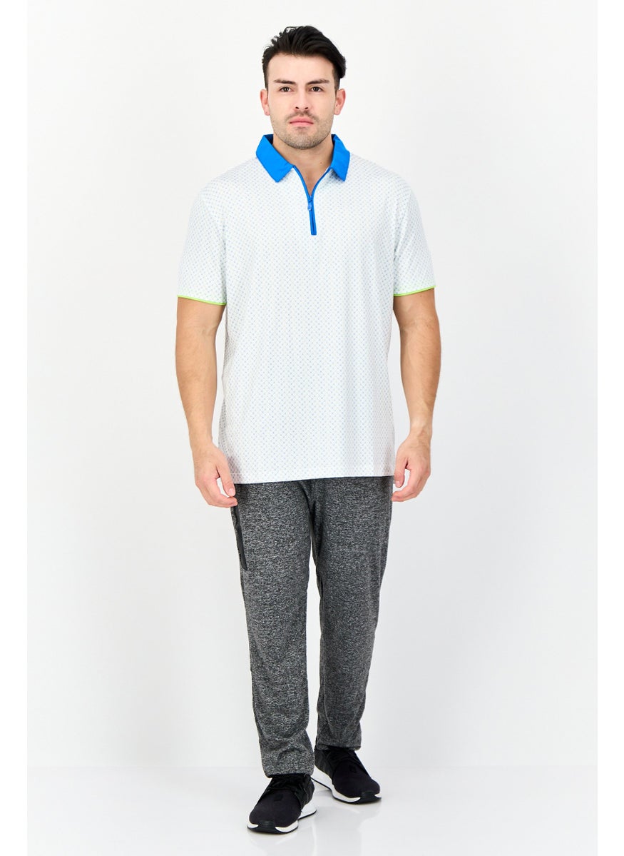HEAD Men Sportswear Fit Short Sleeve Golf Polo Shirt, White  - Image 4