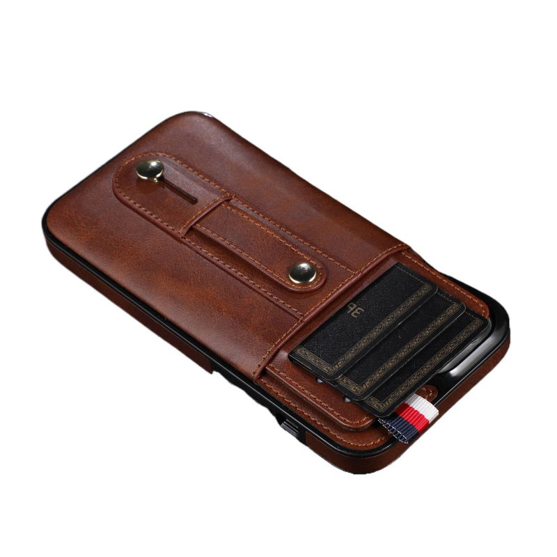 Drop Protection iPhone 13 Pro , Cover for iPhone 13 , Black , Card Holder , for Travel - Image 3