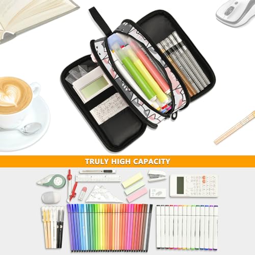 BOENLE Cute Cats Kittens Pencil Case Box Boys Girls Large Pencil Pouch with Zipper Compartments Big Capacity Stationery Pen Bag Organizer for Kids Teens Adults School Office - Image 5
