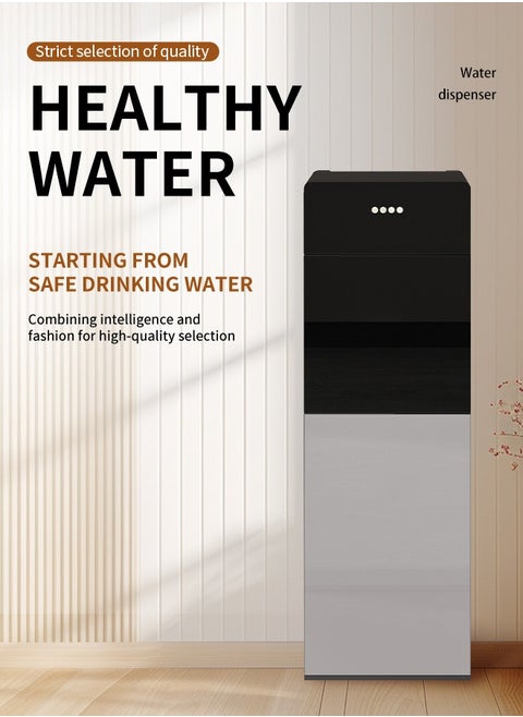 Hot & Cold Water Cooler for Home Office - Bottom Loading 5 Gallon Dispenser - Ideal 3 in 1 Water Cooler