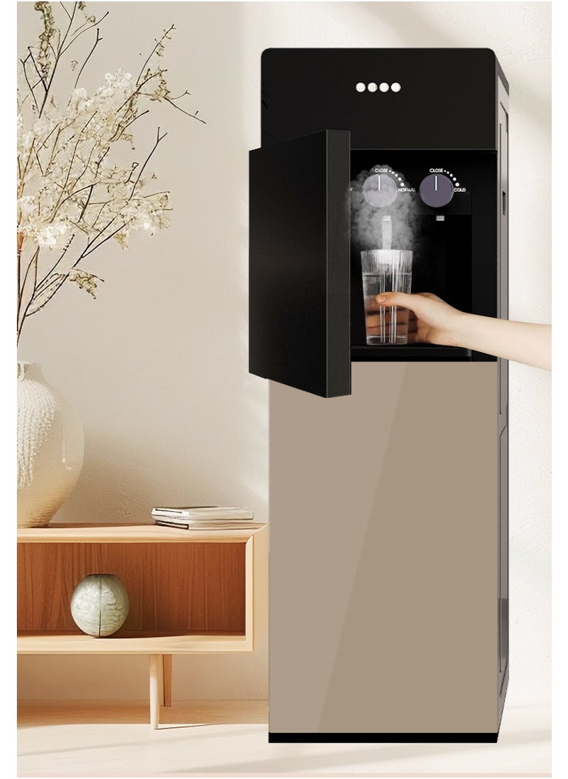 Hot & Cold Water Cooler for Home Office - Bottom Loading 5 Gallon Dispenser - Ideal 3 in 1 Water Cooler