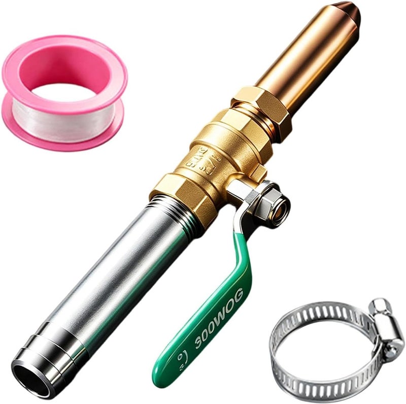 High-Pressure Nozzle, with Threa-dlock Connector, 6mm, Car Wash Sprayer, Adjustable Car Wash Sprayer, Adjustable Spray Patterns, for Yard Balcony Watering Washing - Image 1