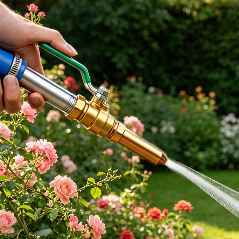 High-Pressure Nozzle, with Threa-dlock Connector, 6mm, Car Wash Sprayer, Adjustable Car Wash Sprayer, Adjustable Spray Patterns, for Yard Balcony Watering Washing - Image 3