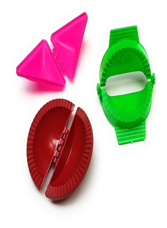 GIRLYZ Attire 3Pcs Dumpling Press gujiya Mould