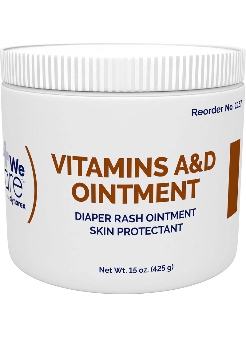 Dynarex Dynarex Vitamins A & D Ointment Jar, 15 ounces 