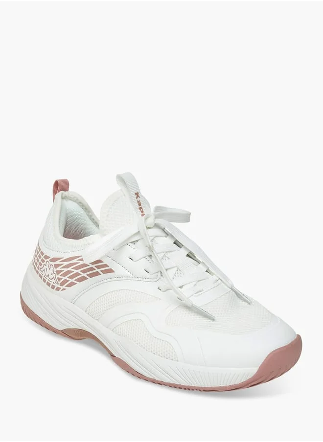 Kappa Womens Panelled Sports Shoes with Lace-Up Closure