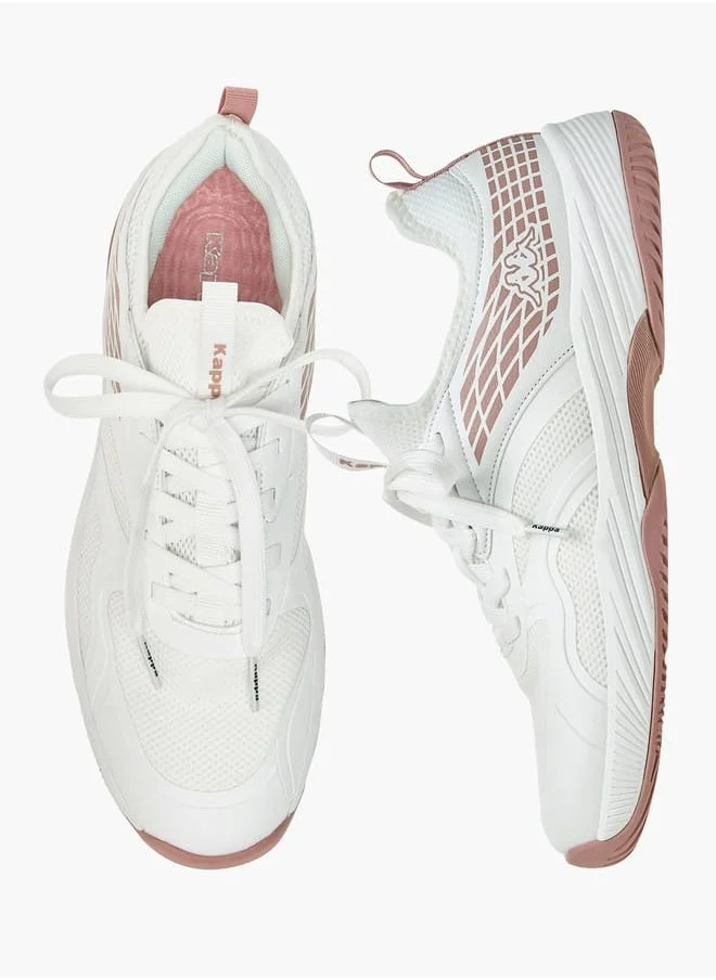 Kappa Womens Panelled Sports Shoes with Lace-Up Closure