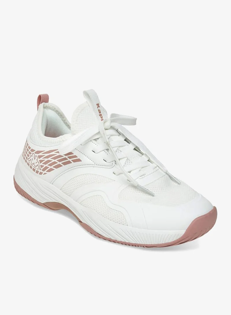 كابا حذاء رياضي نسائي بأربطة وتفاصيل متباينة