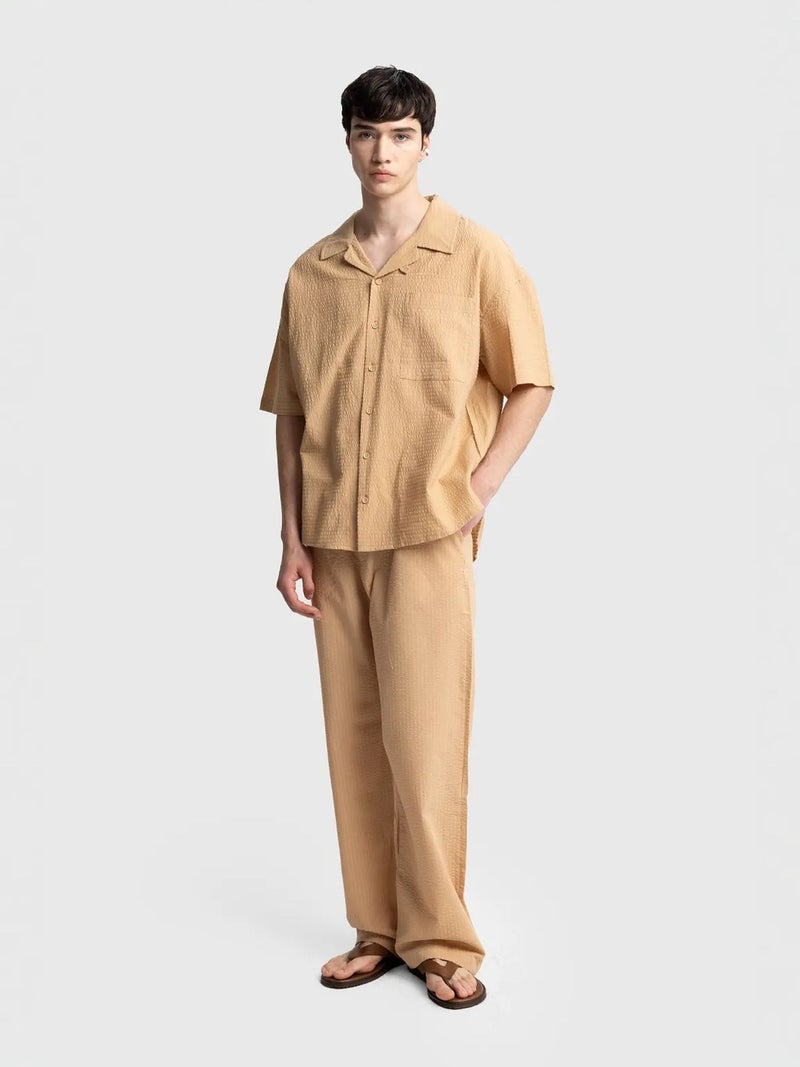 GIESTO Textured Short Sleeve Shirt - Image 3