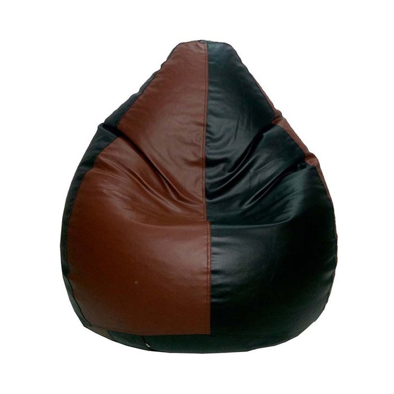 TRUE 2 F Teardrop Bean Bag Cover Without Beans Cover only BlackTan XL - Image 1