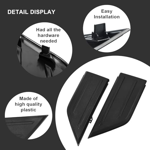 OKPARZ Compatible for Bumper Guard Pad Cap Inserts End Cover 2021 2022 2023 Ford F150 F-150 ML3Z-17E810-AA ML3Z-17E811-AA Left Driver & Right Passenger Side - Image 5