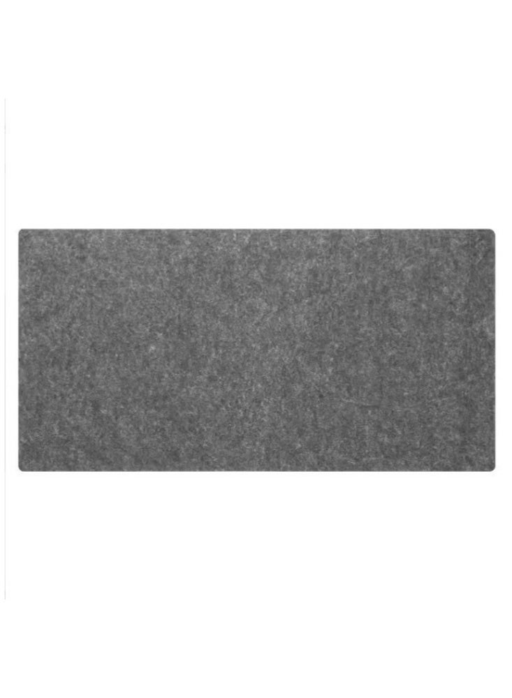 Felt Desk Pad Non Slip Mousepad Felt pad Table Protector and Organizer Extra Large Gaming Mouse Pad Solid Color Simple Style for The Gaming Office and at Home Dark Grey  - Image 2
