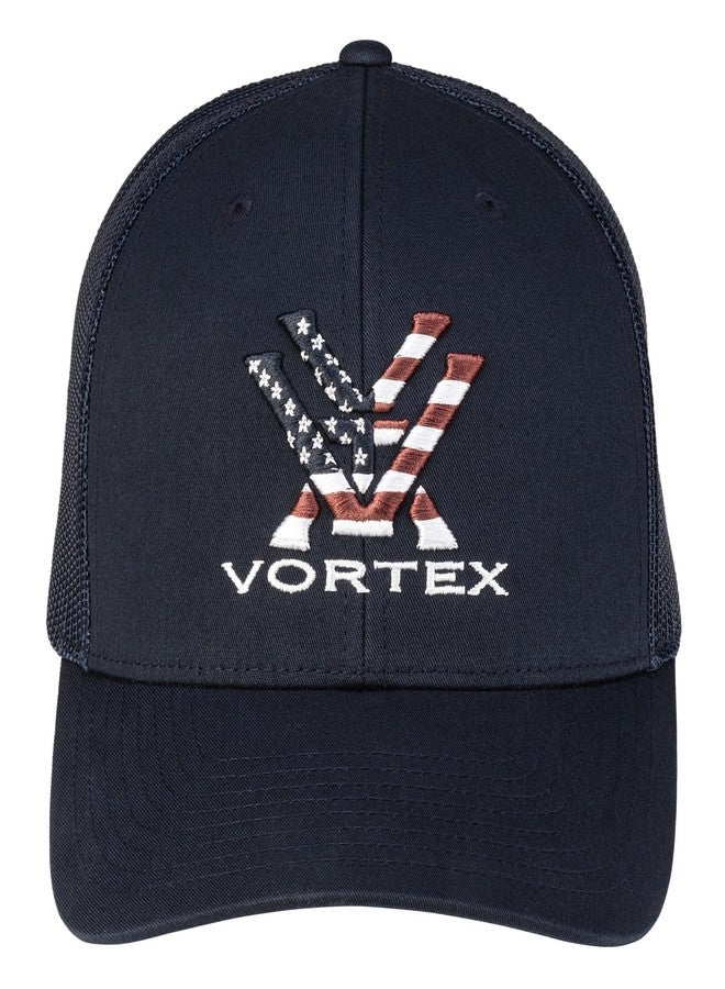 فورتكس قبعة Vortex Stars & Stripes Mesh Snapback Cap (لون كحلي) - Image 1
