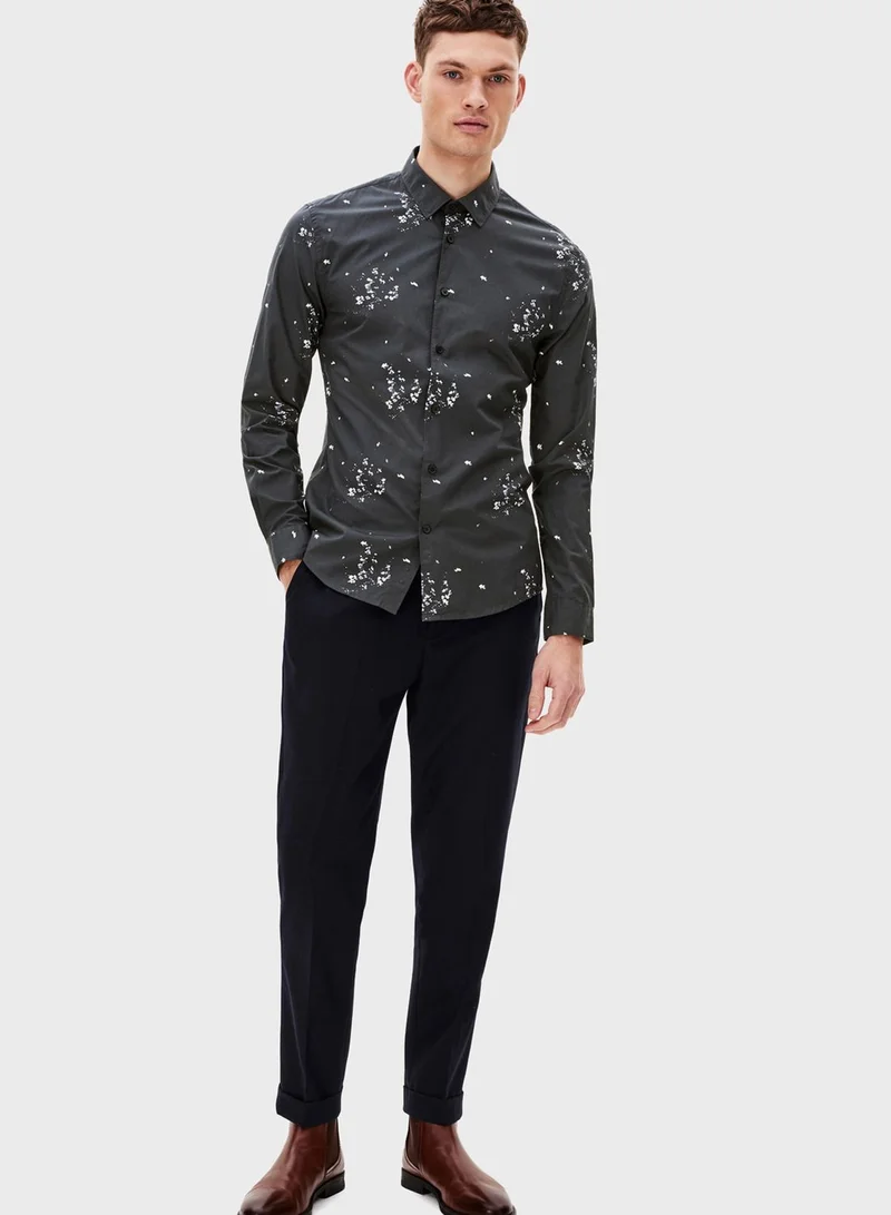 Celio Tie Dye Slim Fit Shirt