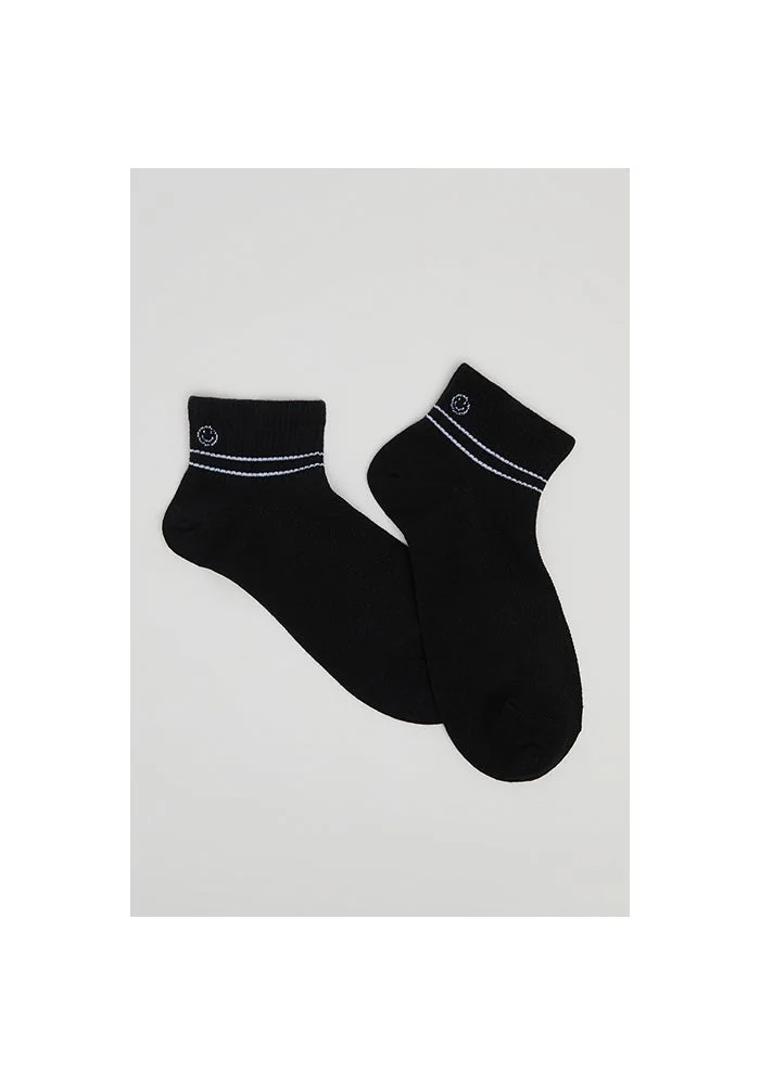 أر أند بي 3 Pack Striped Detail Ankle Socks