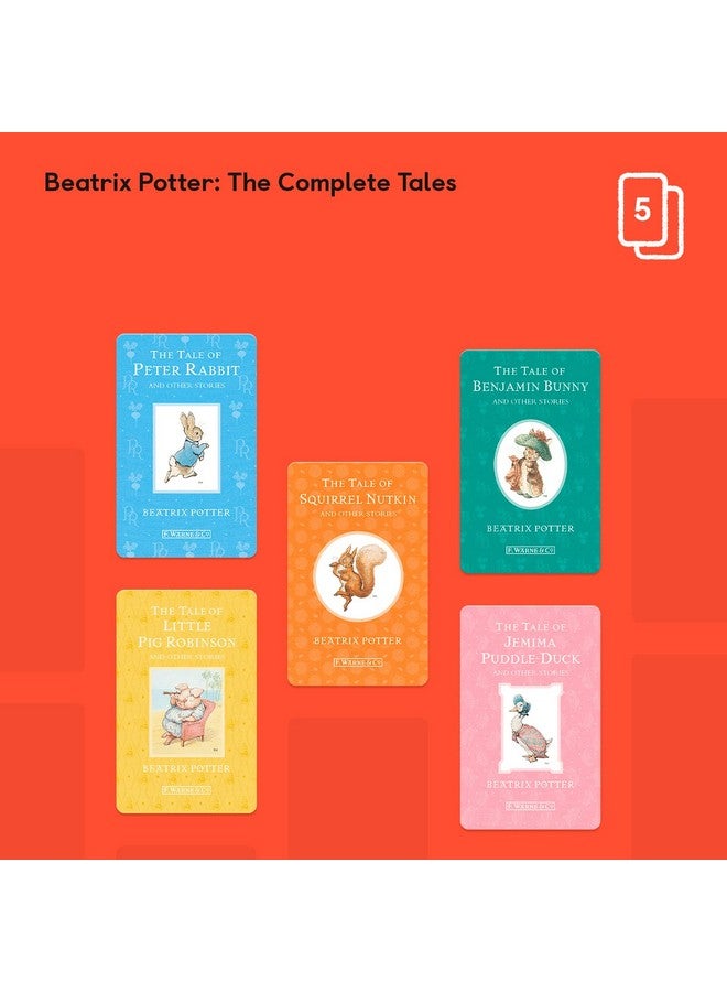 YOTO Beatrix Potter: The Complete Tales - 5 Kids Audio Cards For Use With Player & Mini All-In-1 Audio Player, Educational Screen-Free Listening With Fun Playtime Bedtime Travel Stories, Ages 3+ - Image 2