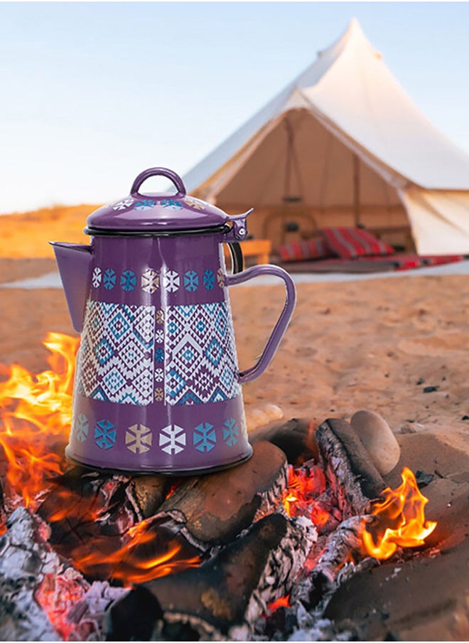 AL SANIDI - Milk jug, Coffee Dallah, Lilac, capacity 2.4 L - Image 1