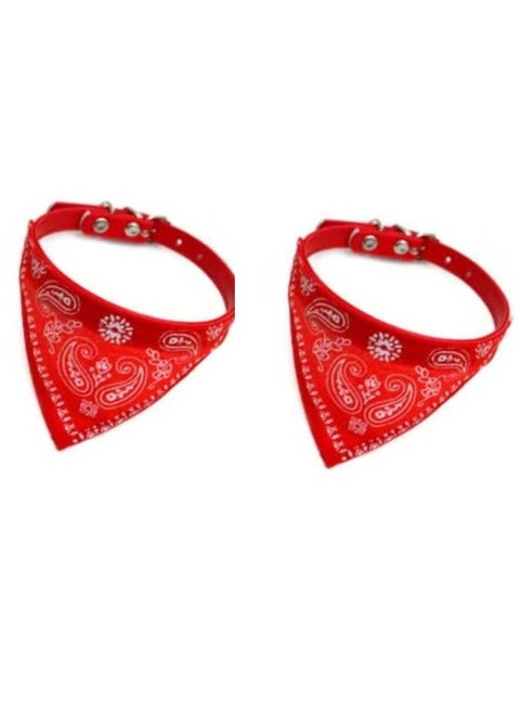 Pair of Customizable Pet Collars for Your Furry Friends