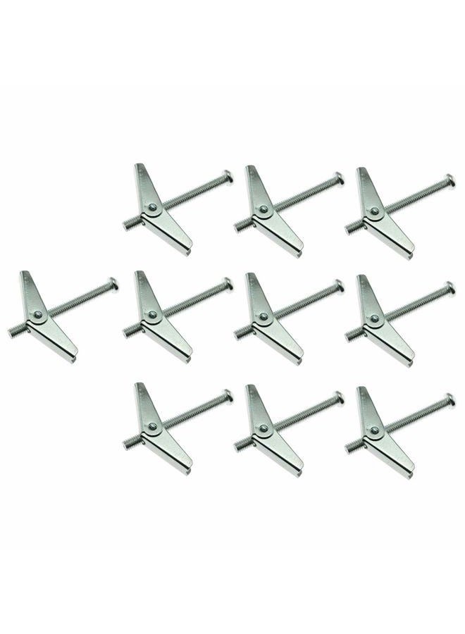 TAODAN 10pcs M6 Through Anchor Bolts Wing Bolts Wall Toggle Bolts - Image 1